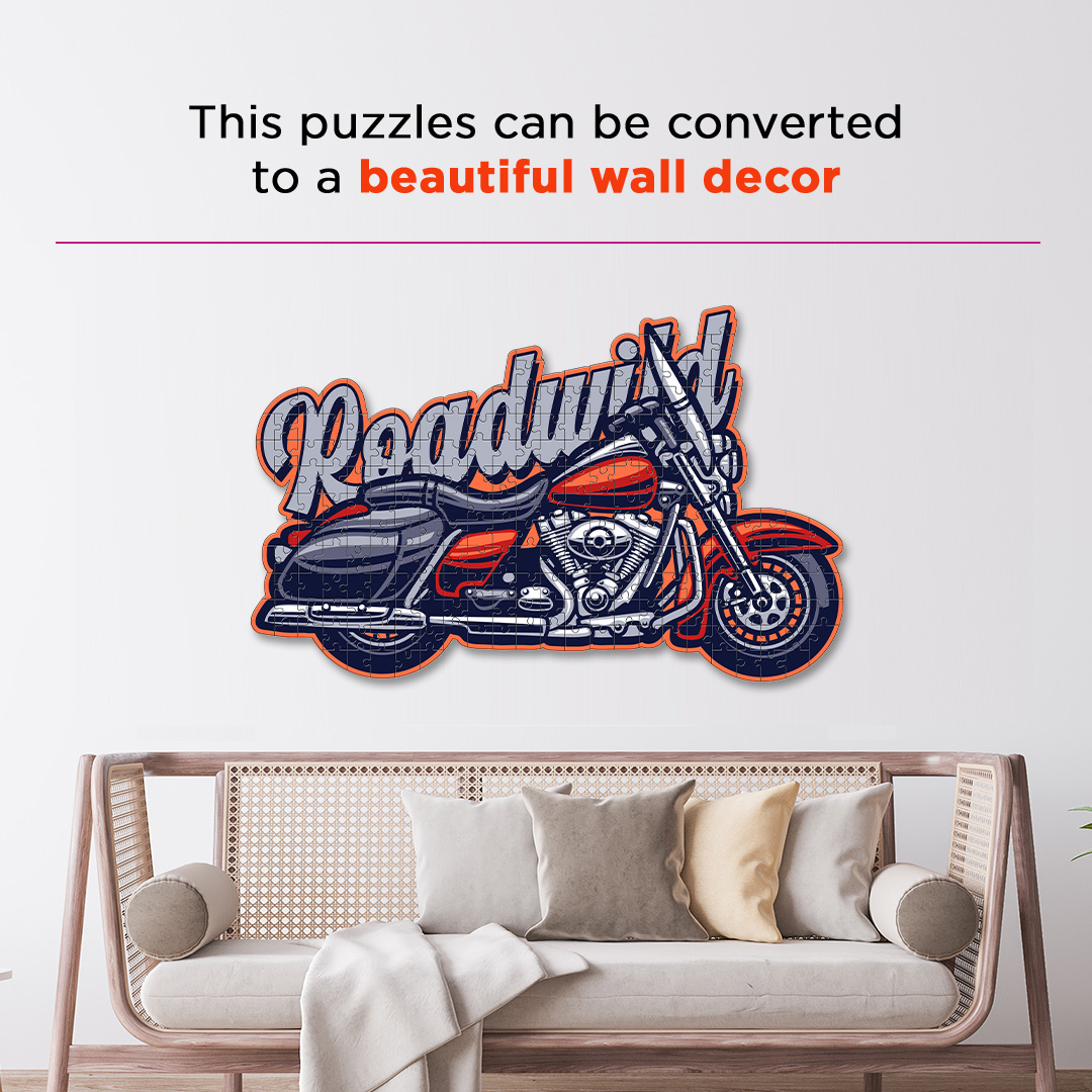 Roadwild Motorcycle a perfectly crafted jigsaw puzzle for bike lovers