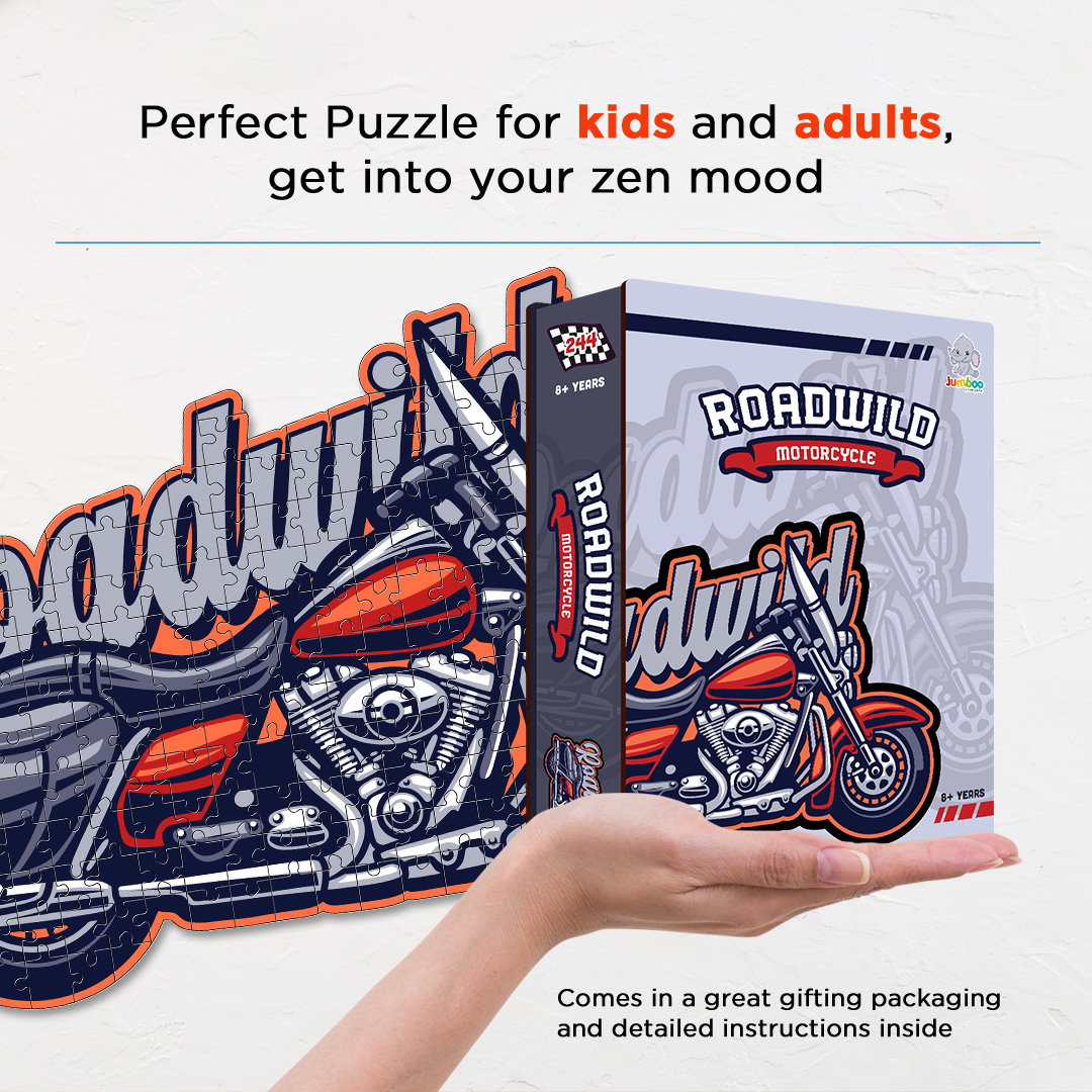 Roadwild Motorcycle a perfectly crafted jigsaw puzzle for bike lovers