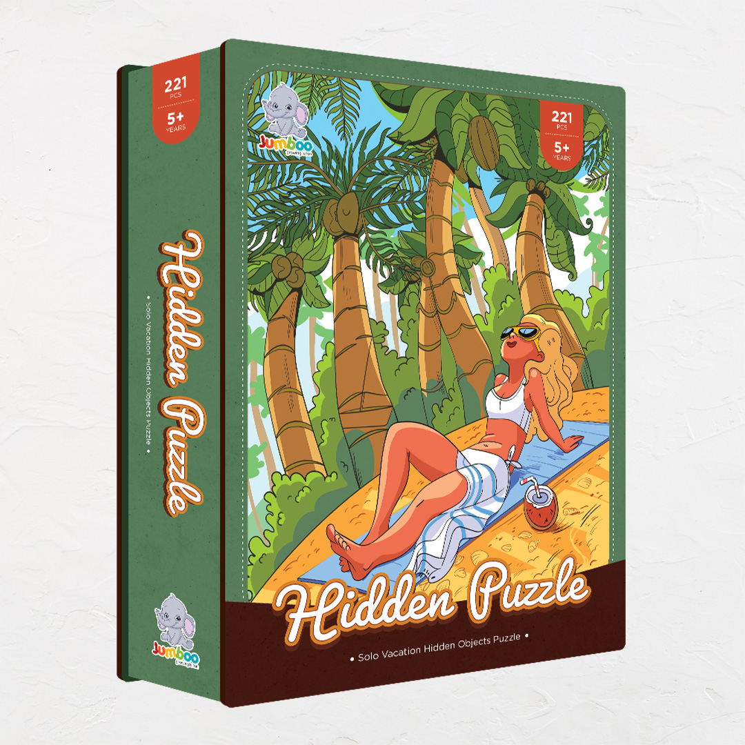 Solo Vacation hidden objects puzzle perfect for the curious kids