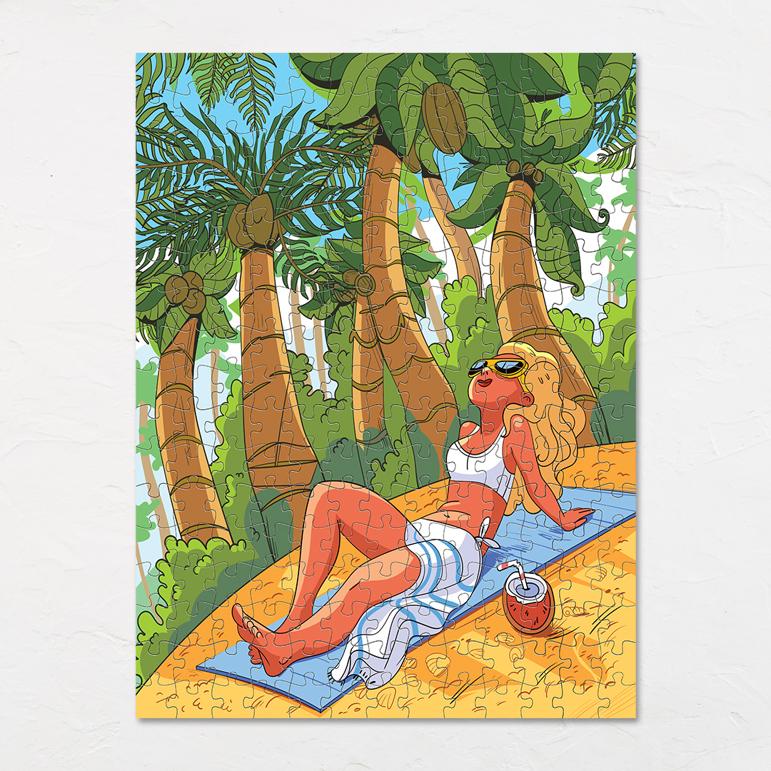 Solo Vacation hidden objects puzzle perfect for the curious kids