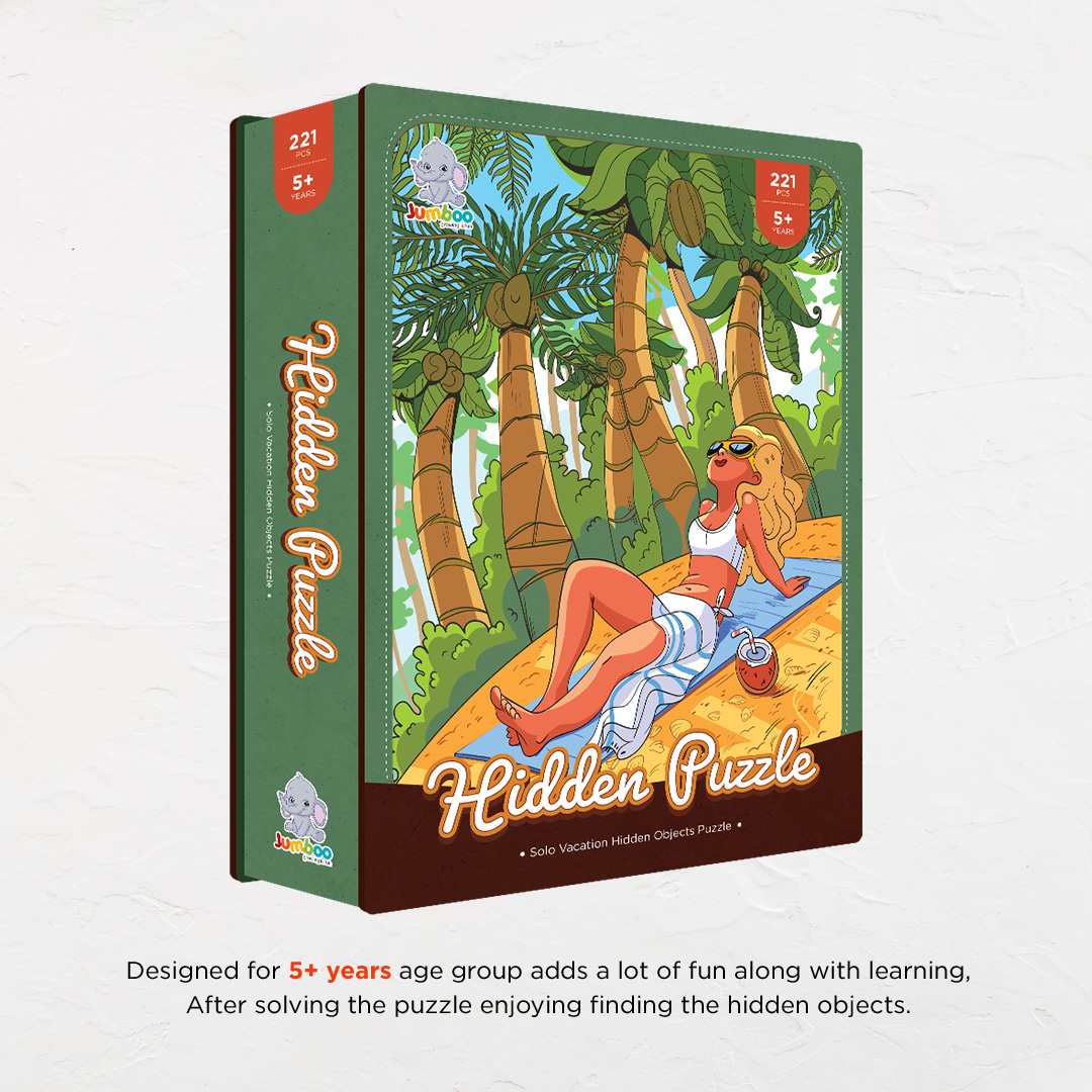 Solo Vacation hidden objects puzzle perfect for the curious kids