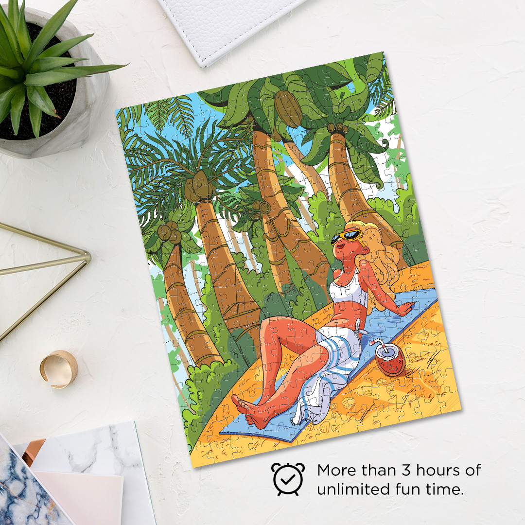 Solo Vacation hidden objects puzzle perfect for the curious kids