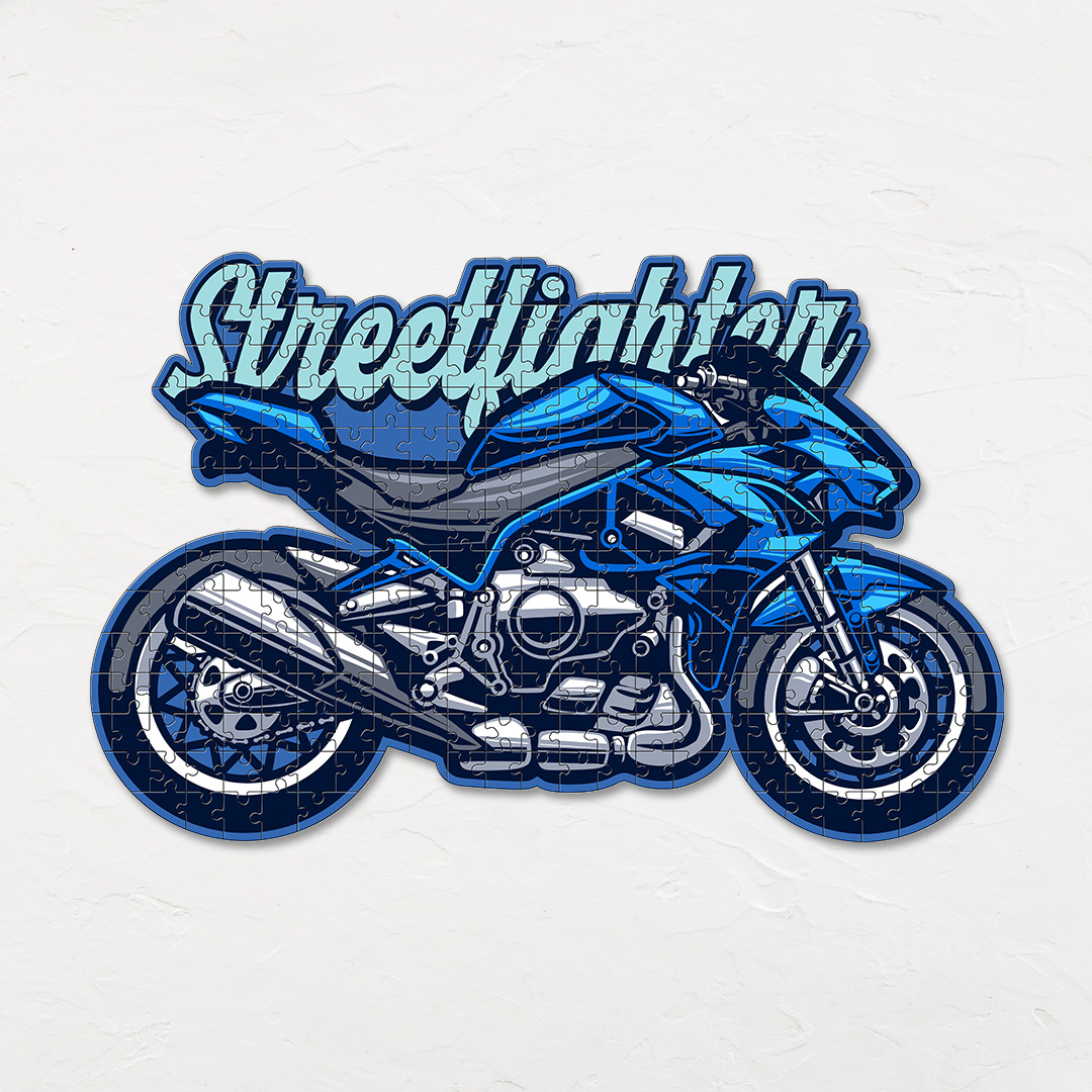 Streetfighter Motorcycle a perfectly crafted jigsaw puzzle for bike lovers