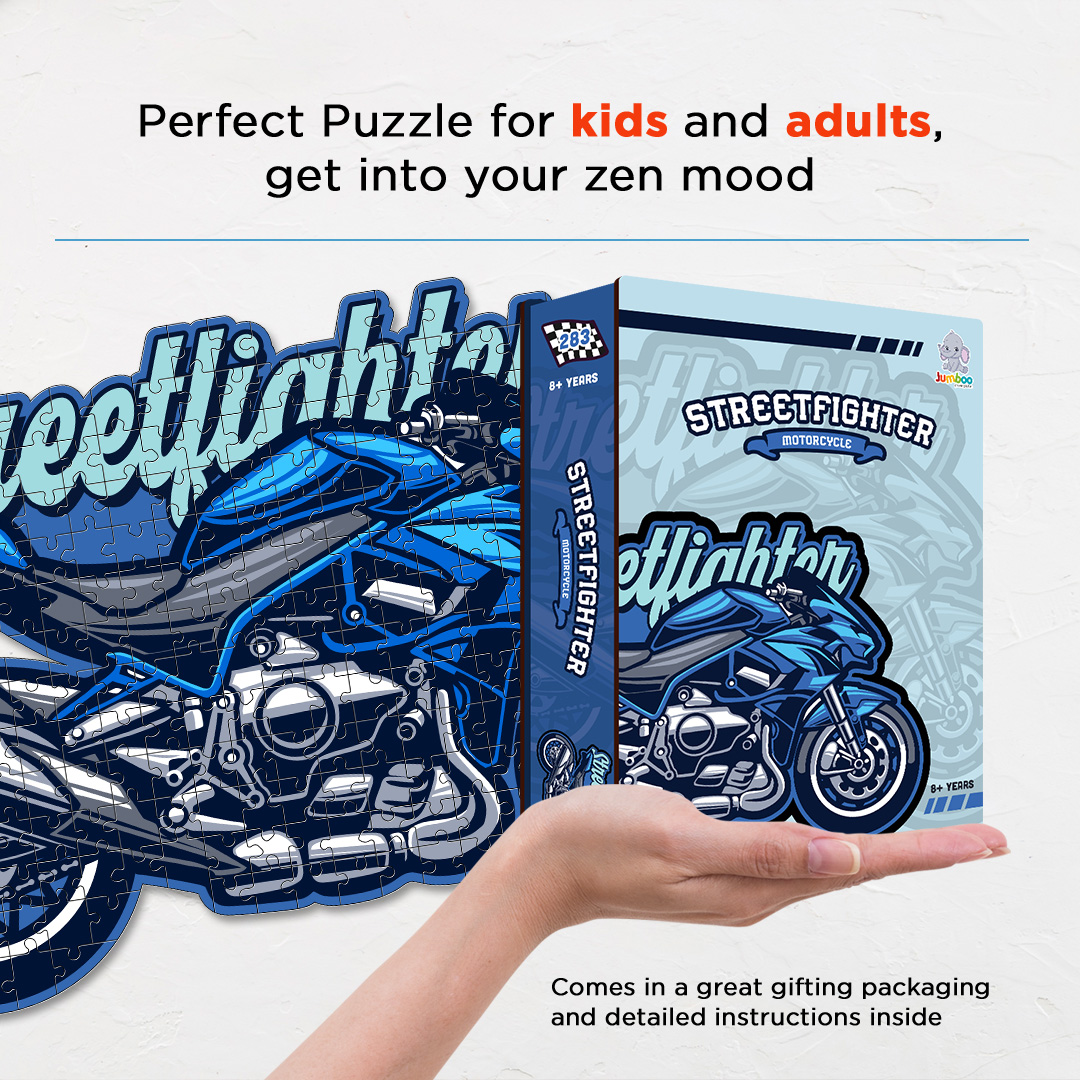 Streetfighter Motorcycle a perfectly crafted jigsaw puzzle for bike lovers