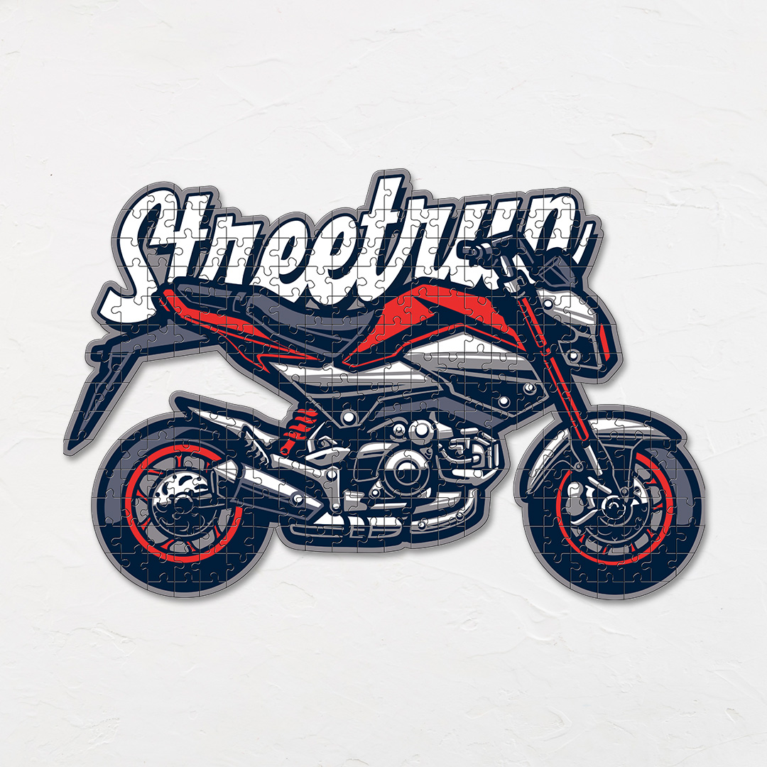 Streetrun Motorcycle a perfectly crafted jigsaw puzzle for bike lovers