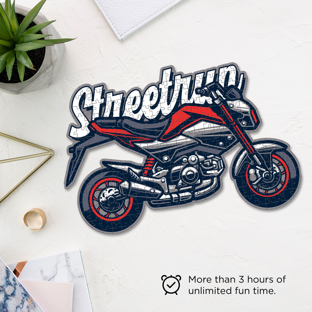 Streetrun Motorcycle a perfectly crafted jigsaw puzzle for bike lovers