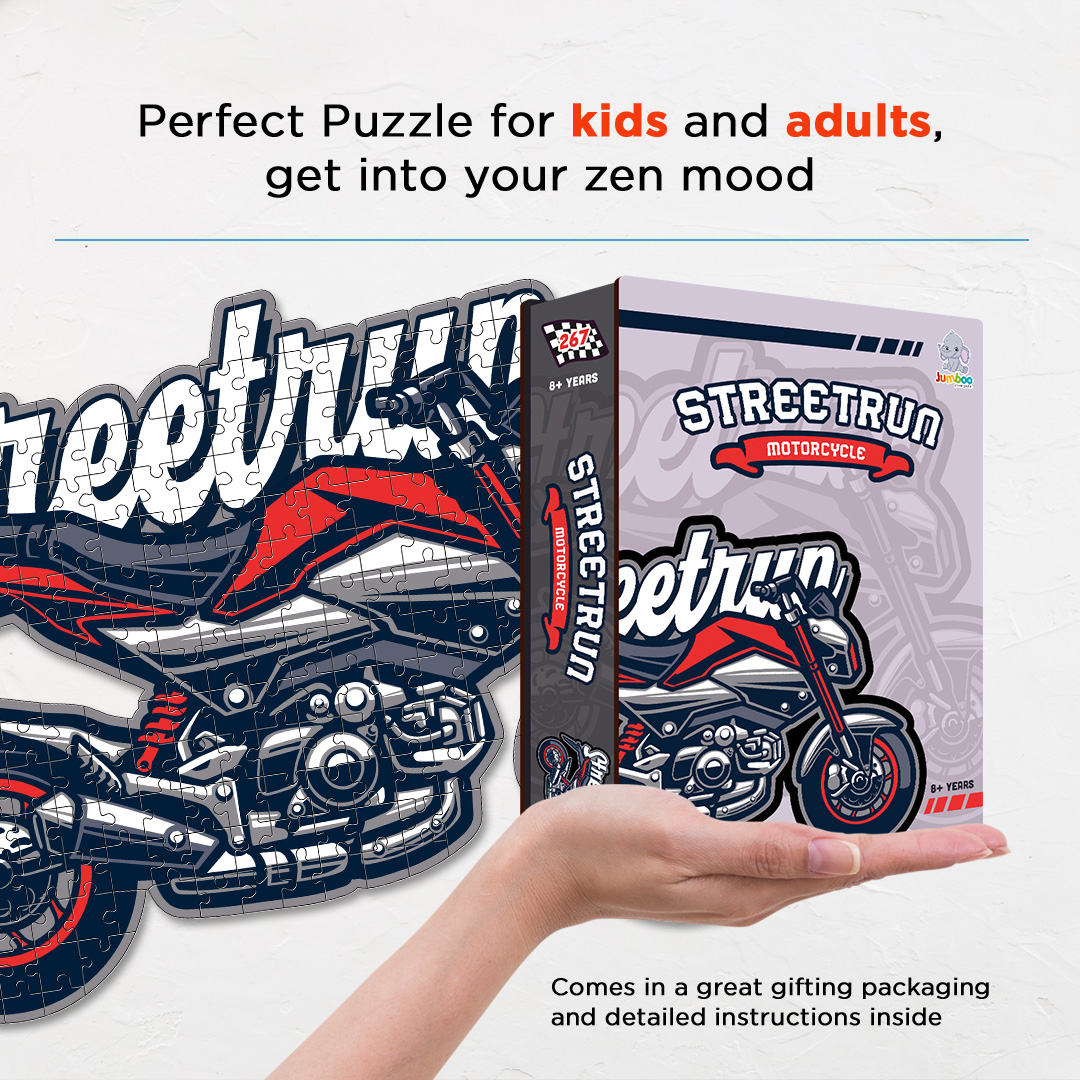 Streetrun Motorcycle a perfectly crafted jigsaw puzzle for bike lovers