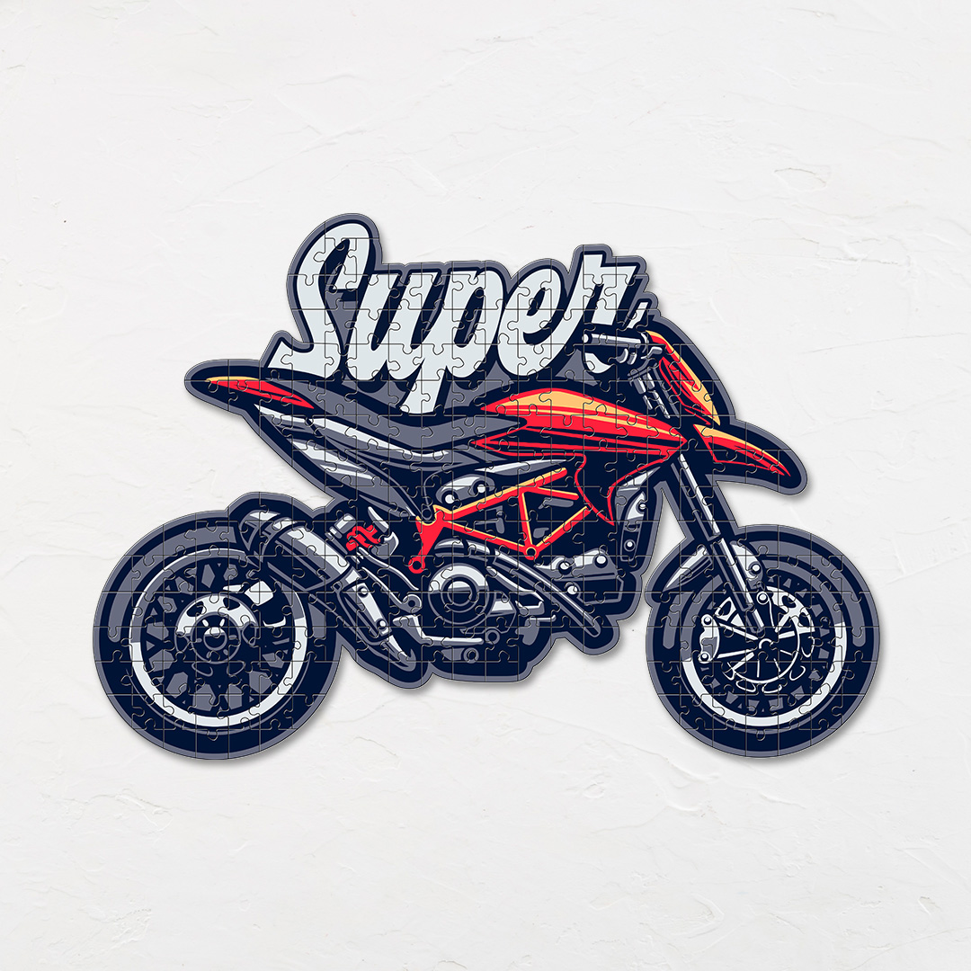 Super Motorcycle a perfectly crafted jigsaw puzzle for bike lovers