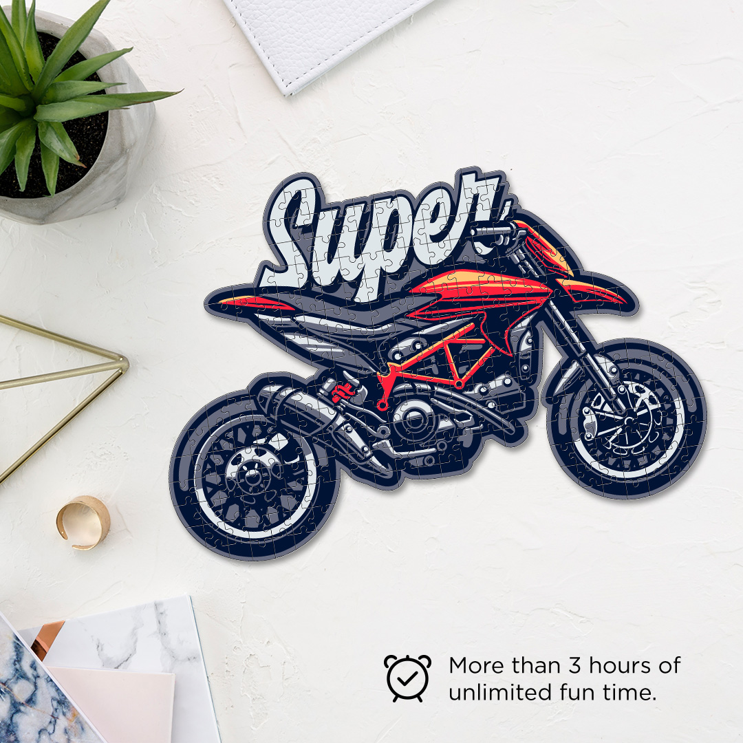 Super Motorcycle a perfectly crafted jigsaw puzzle for bike lovers