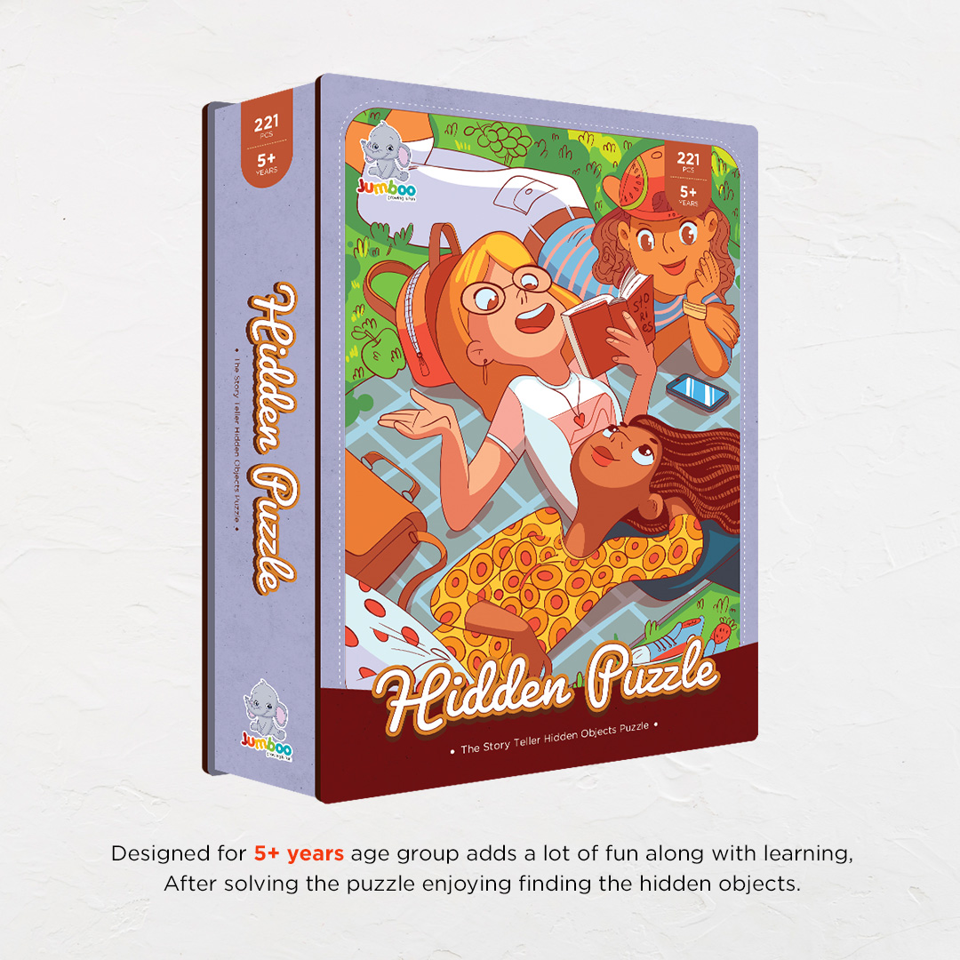 The Story Teller objects puzzle perfect for the curious kids