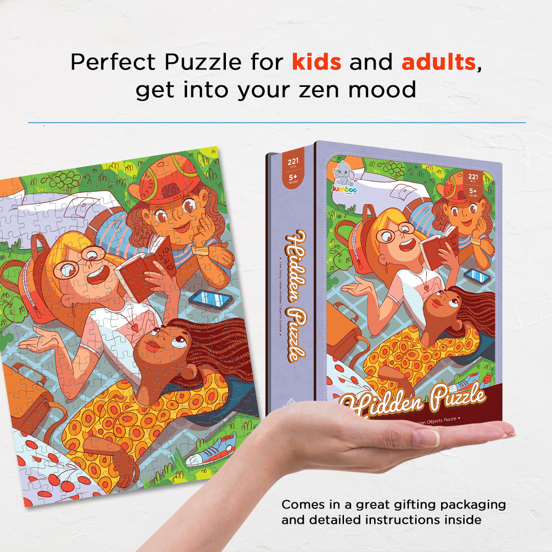 The Story Teller objects puzzle perfect for the curious kids