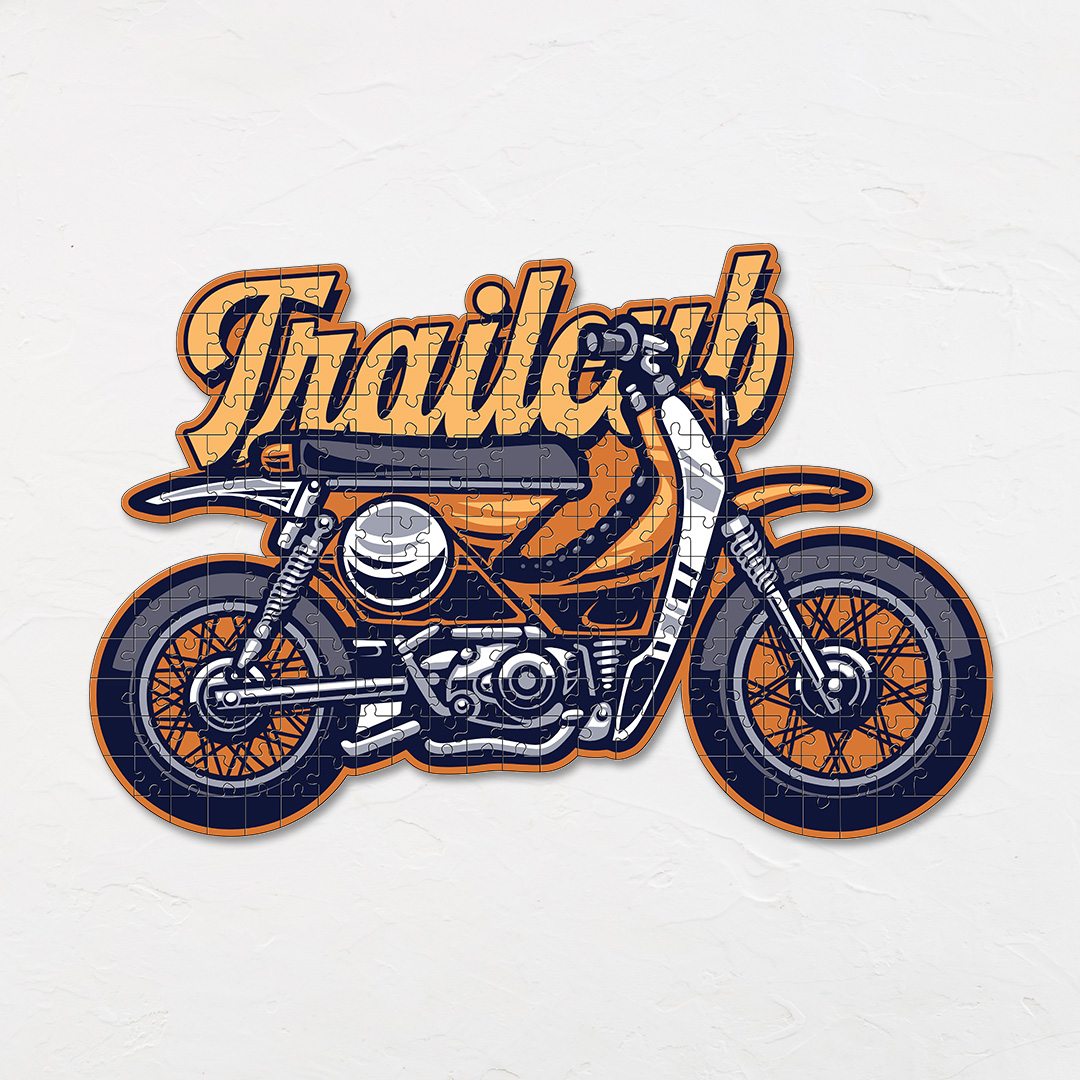 Trailcub Motorcycle a perfectly crafted jigsaw puzzle for bike lovers