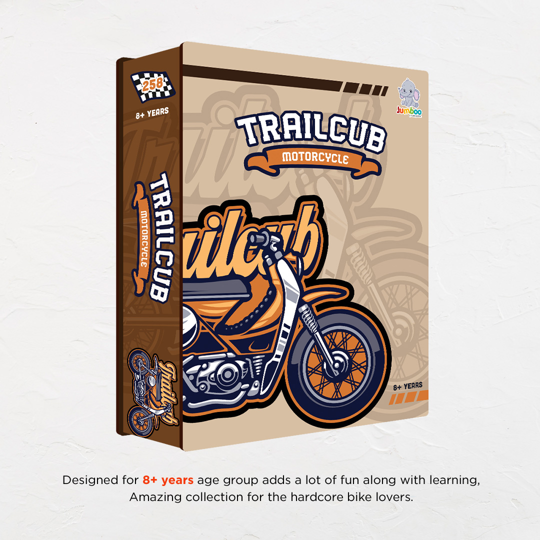 Trailcub Motorcycle a perfectly crafted jigsaw puzzle for bike lovers
