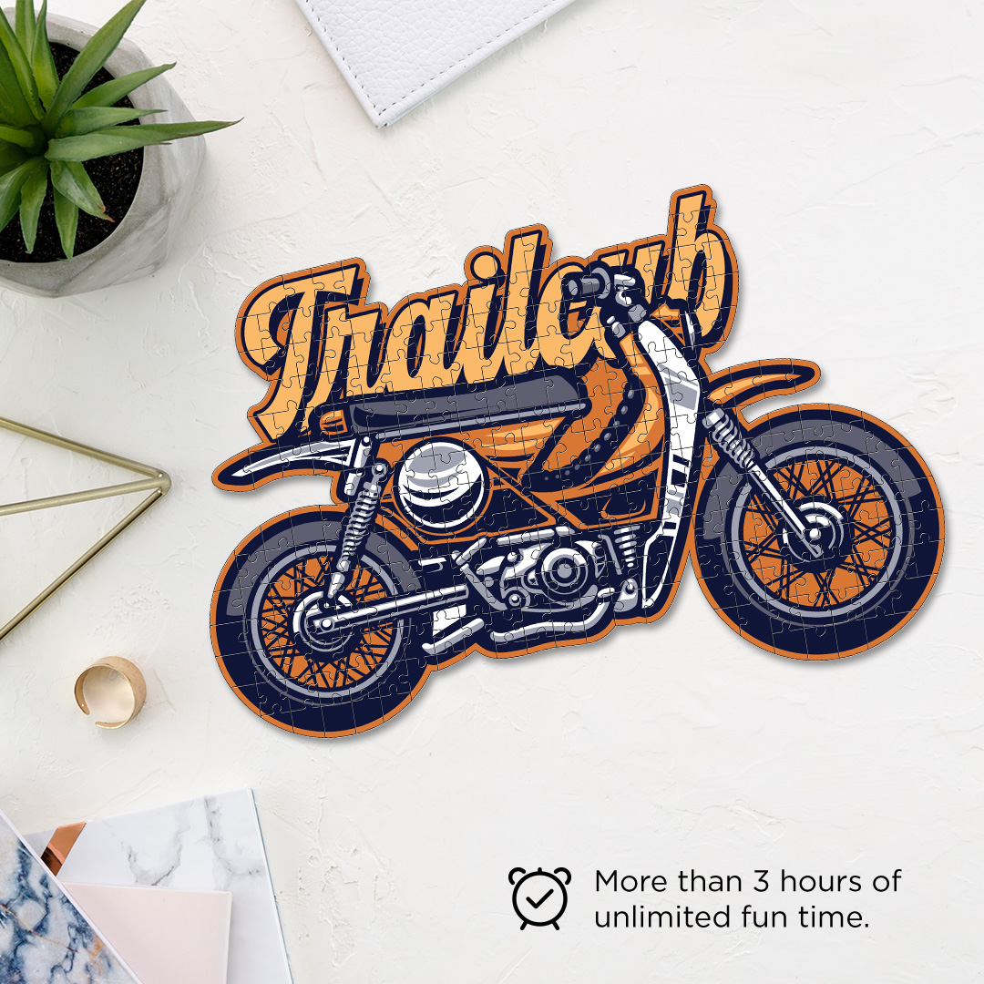 Trailcub Motorcycle a perfectly crafted jigsaw puzzle for bike lovers