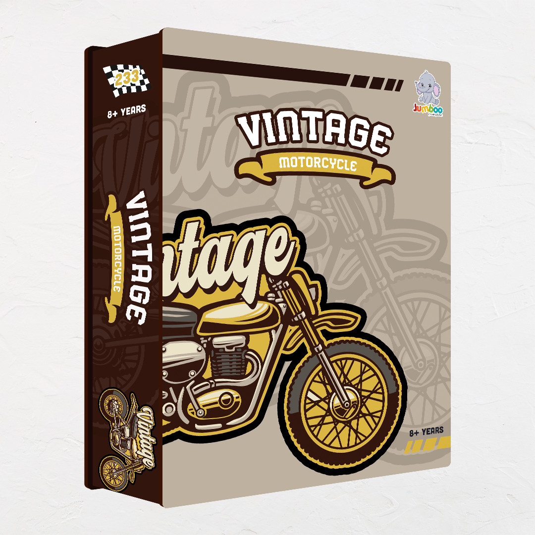 Vintage Motorcycle a perfectly crafted jigsaw puzzle for bike lovers