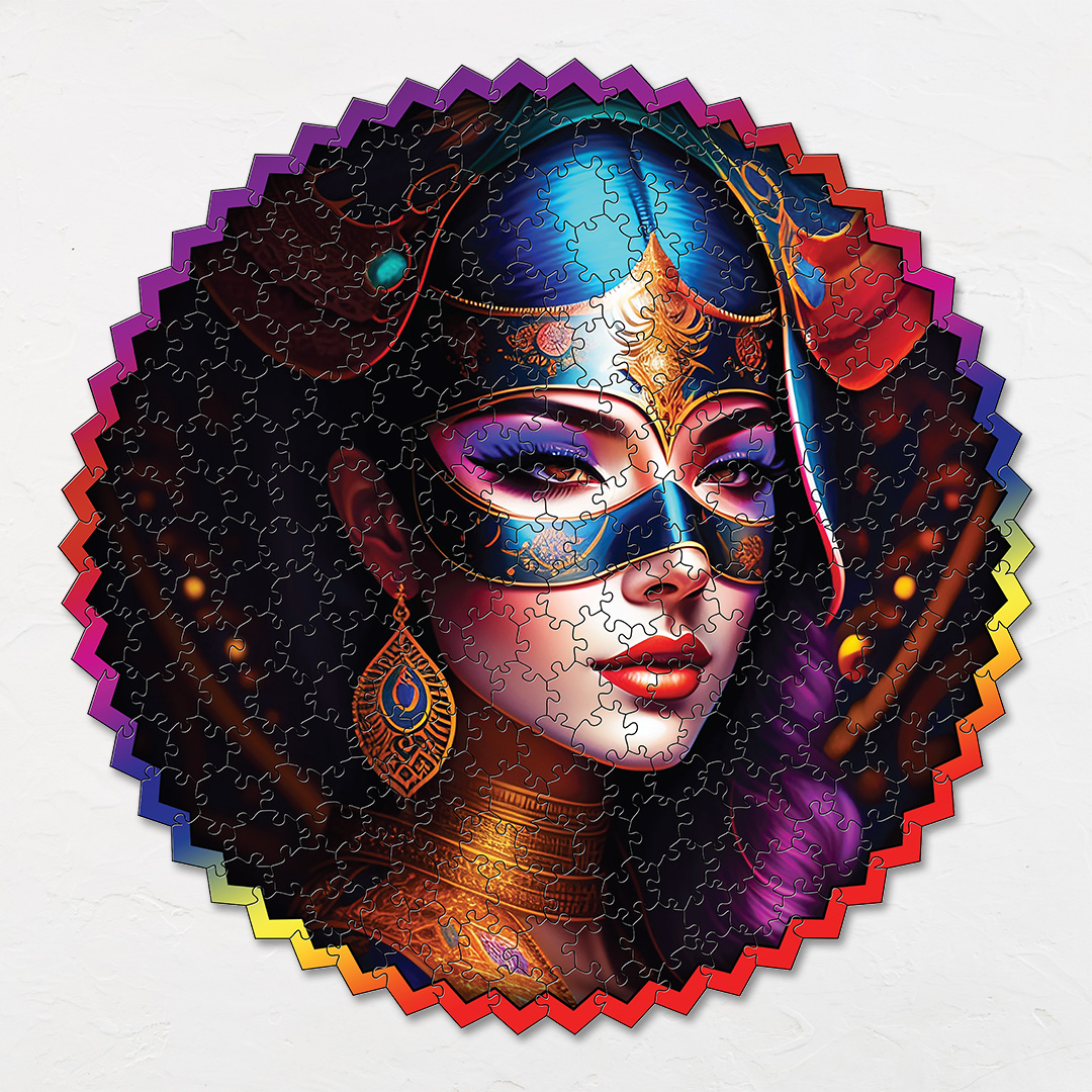 Ahmose Nebetta digital art puzzle for kids and adults a creative art base puzzle