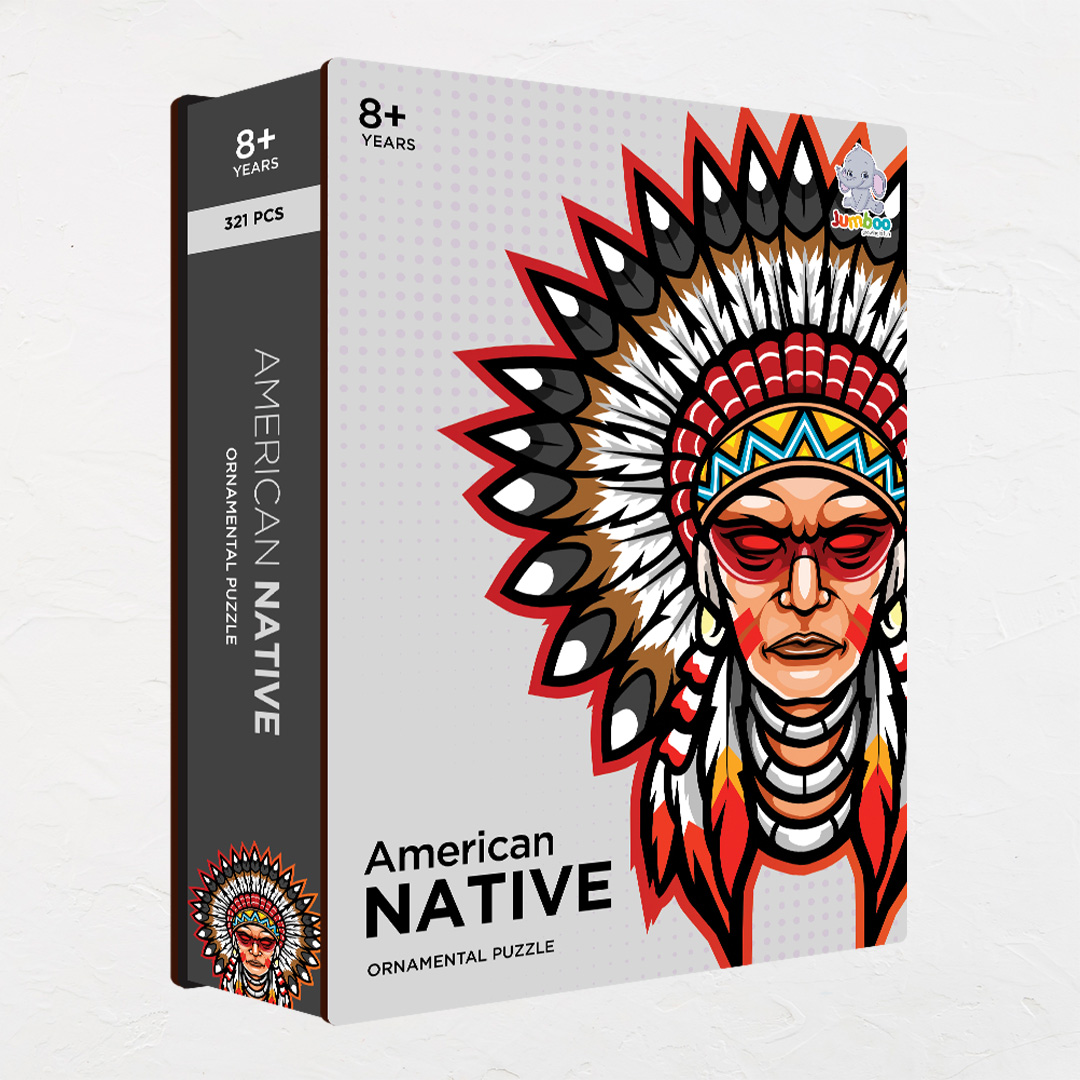 American Native Ornamental Puzzle designed precisely to bring amazing fun time