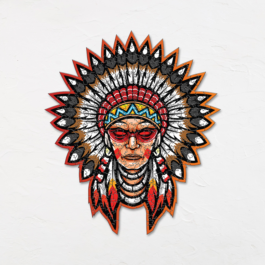 American Native Ornamental Puzzle designed precisely to bring amazing fun time