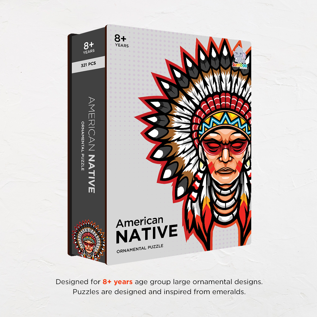 American Native Ornamental Puzzle designed precisely to bring amazing fun time
