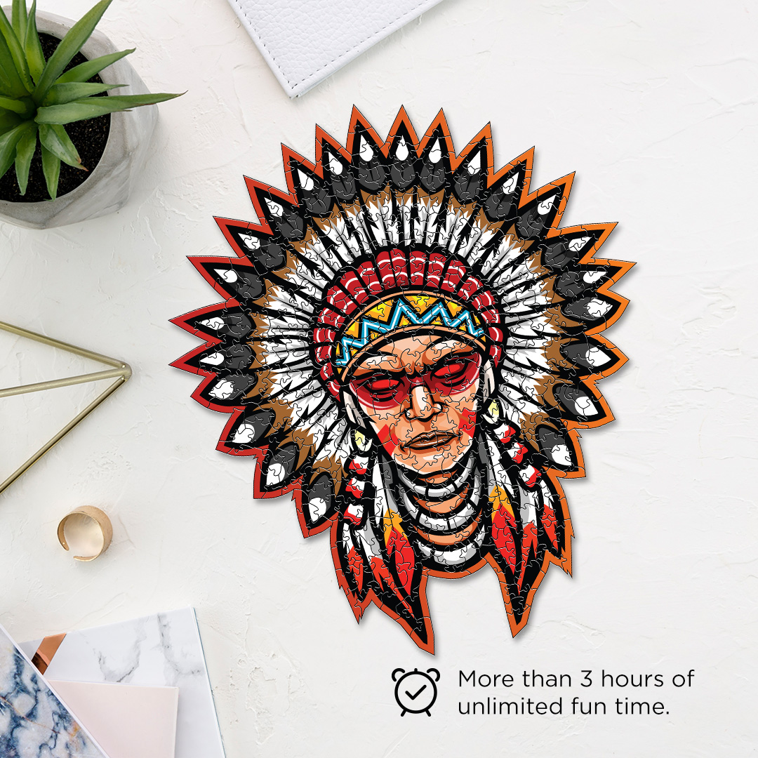 American Native Ornamental Puzzle designed precisely to bring amazing fun time