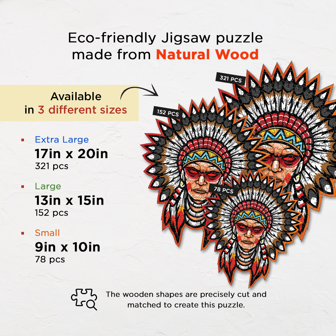 American Native Ornamental Puzzle designed precisely to bring amazing fun time