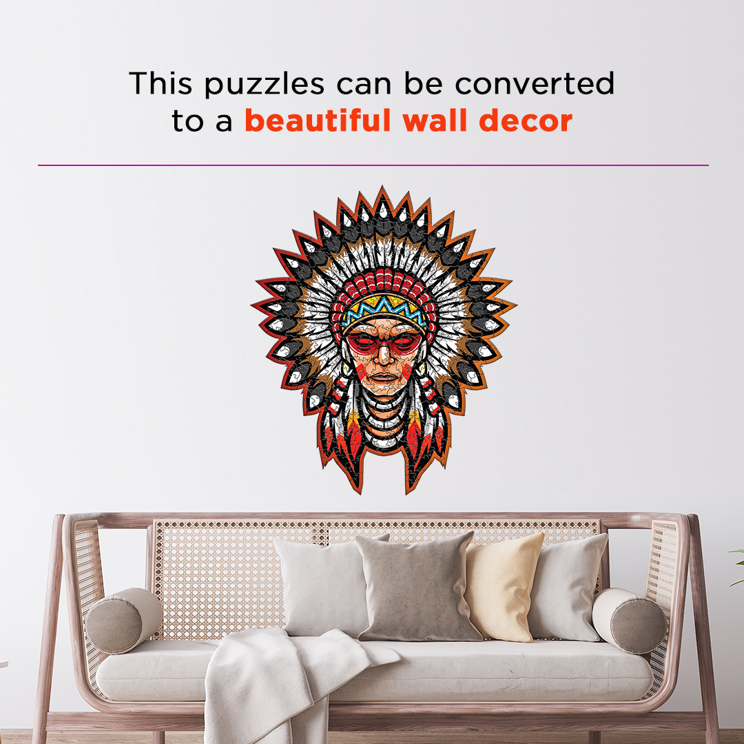 American Native Ornamental Puzzle designed precisely to bring amazing fun time