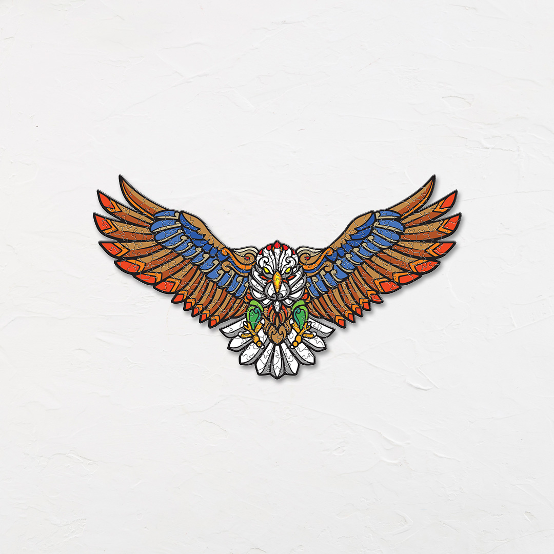 Approaching Eagle Ornamental Puzzle designed precisely to bring amazing fun time