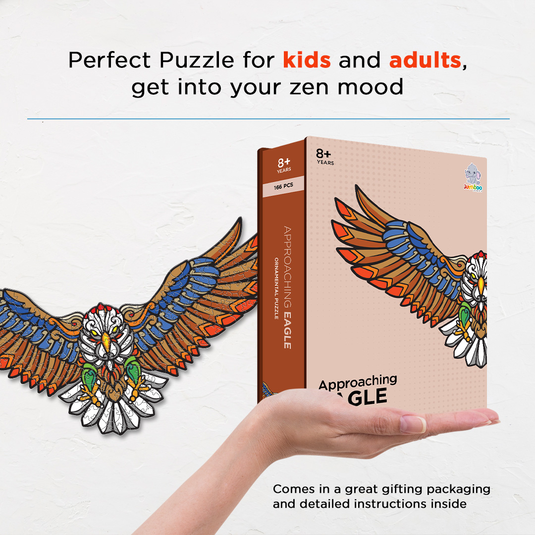 Approaching Eagle Ornamental Puzzle designed precisely to bring amazing fun time