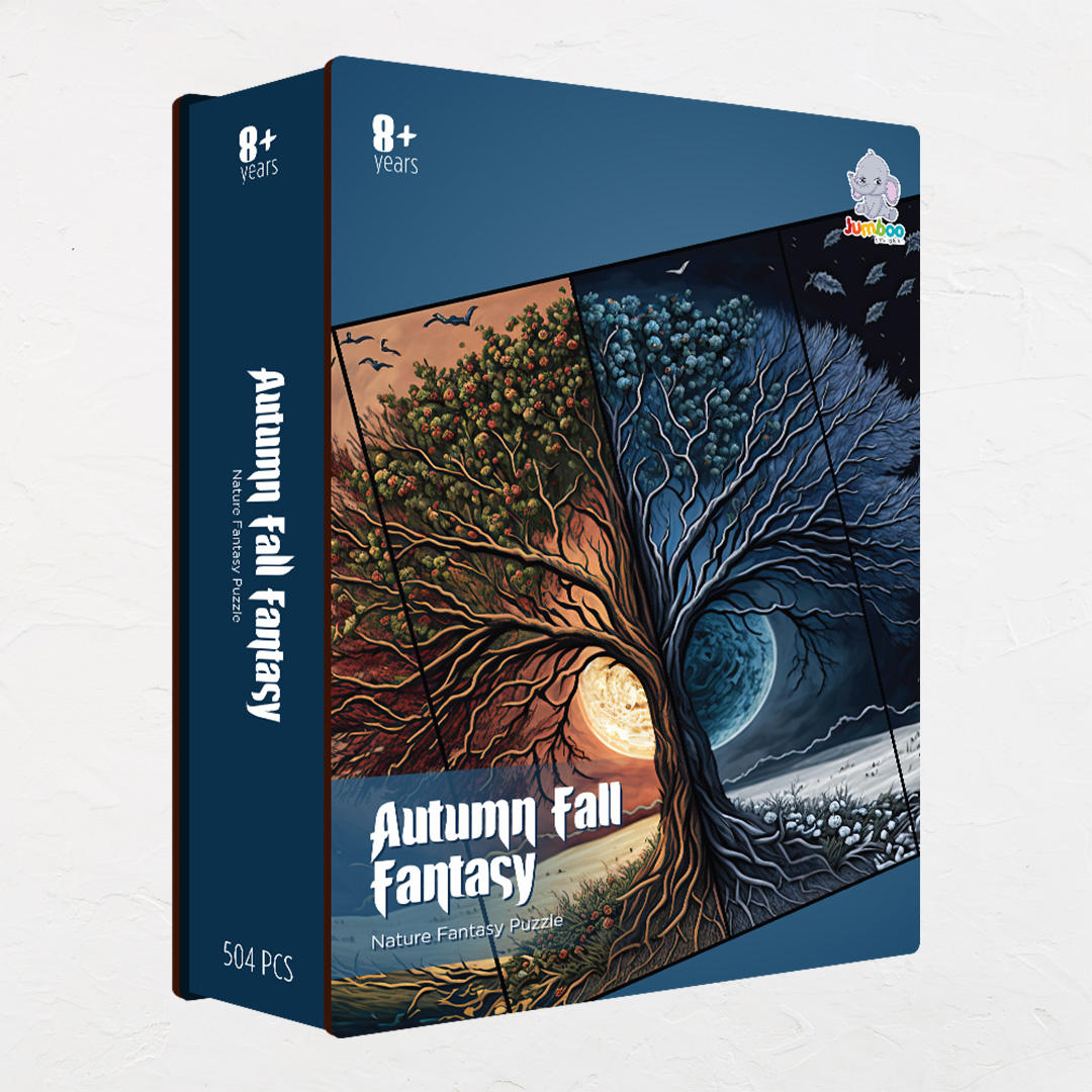 Autumn Fall Fantasy unique jigsaw puzzles created to bring a live décor