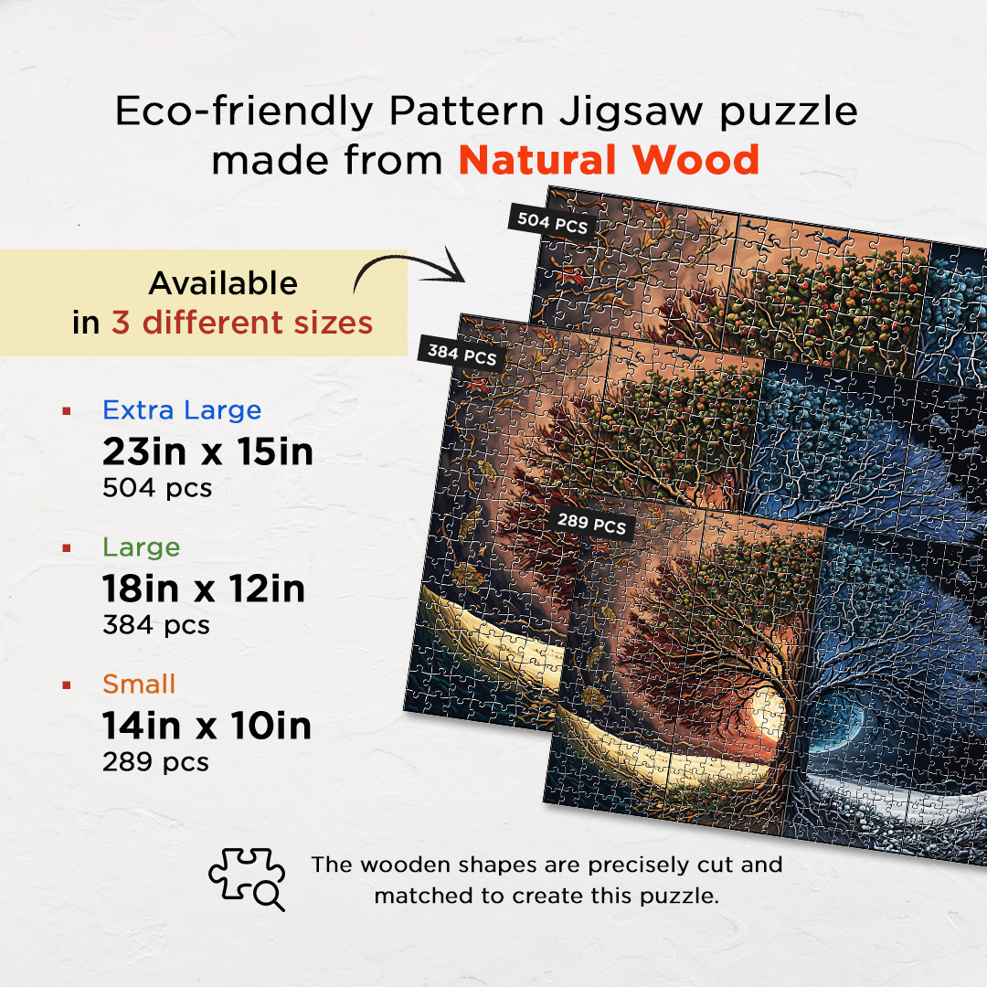 Autumn Fall Fantasy unique jigsaw puzzles created to bring a live décor