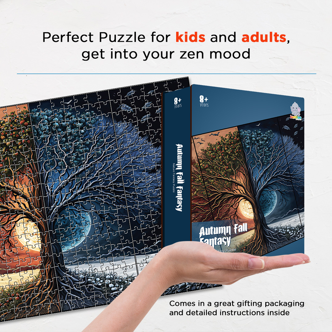Autumn Fall Fantasy unique jigsaw puzzles created to bring a live décor