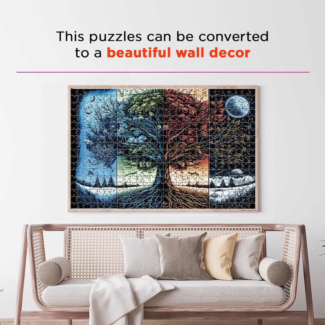 Beautiful Nature Fantasy unique jigsaw puzzles created to bring a live décor