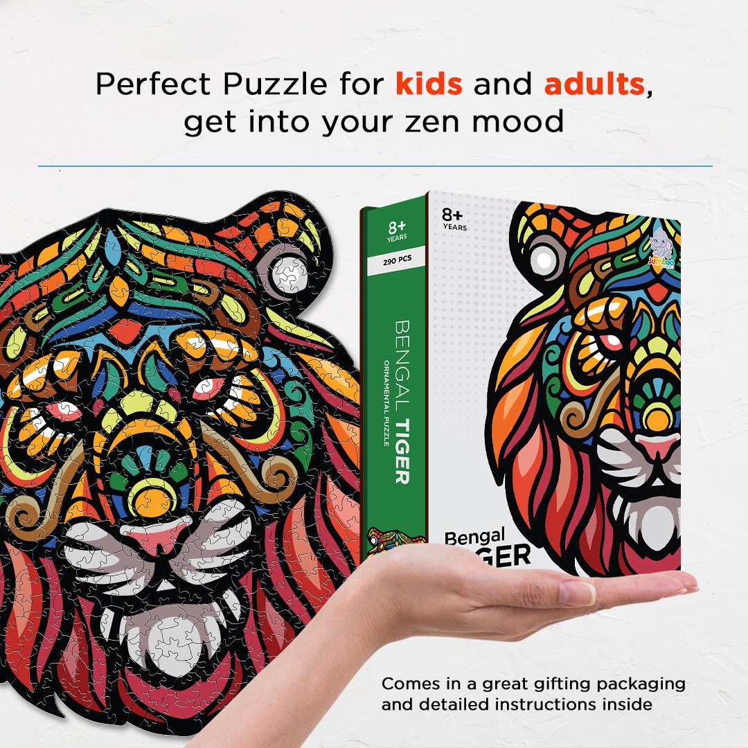 Bengal Tiger Ornamental Puzzle designed precisely to bring amazing fun time