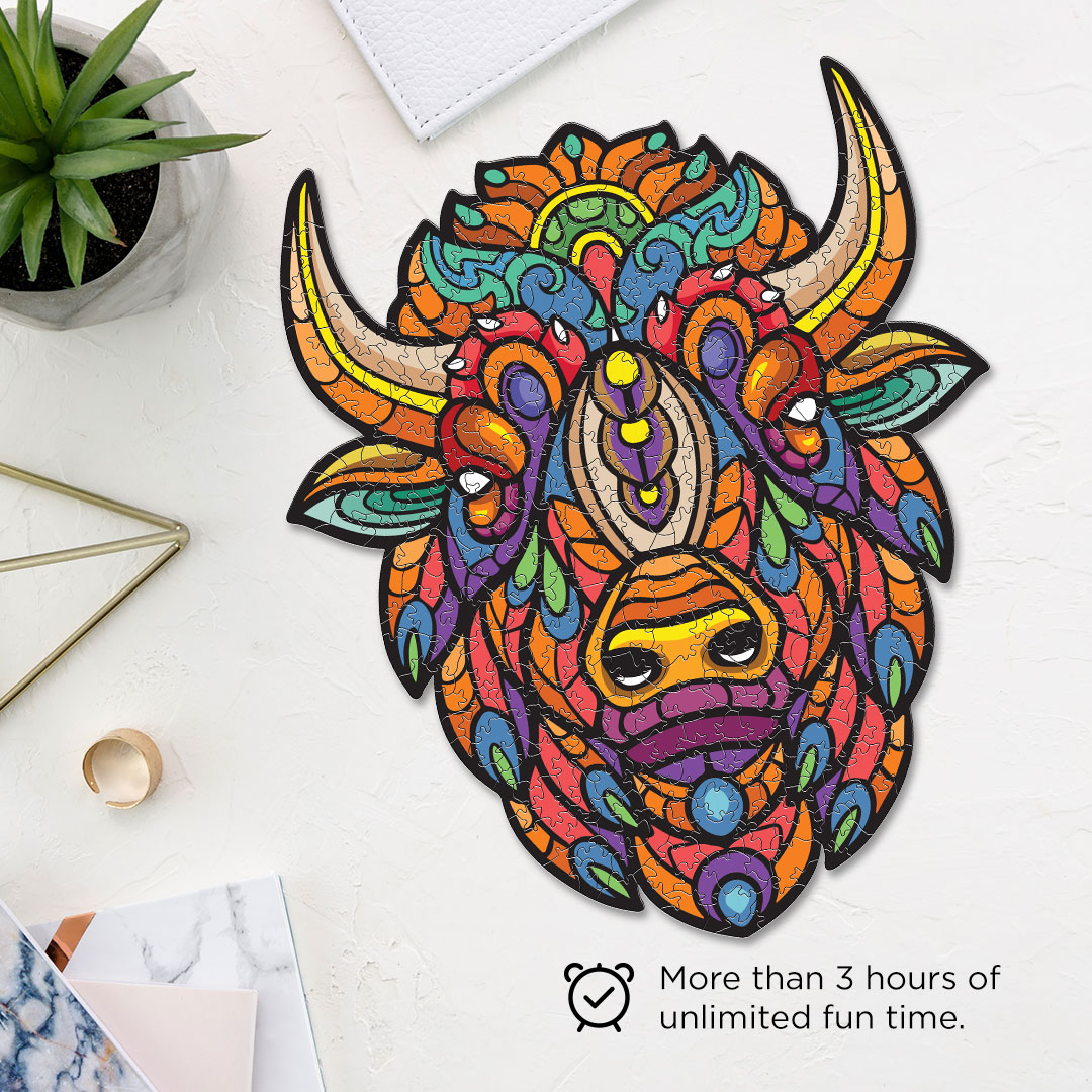 Big Bison an ornamental puzzle designed precisely to bring amazing fun time