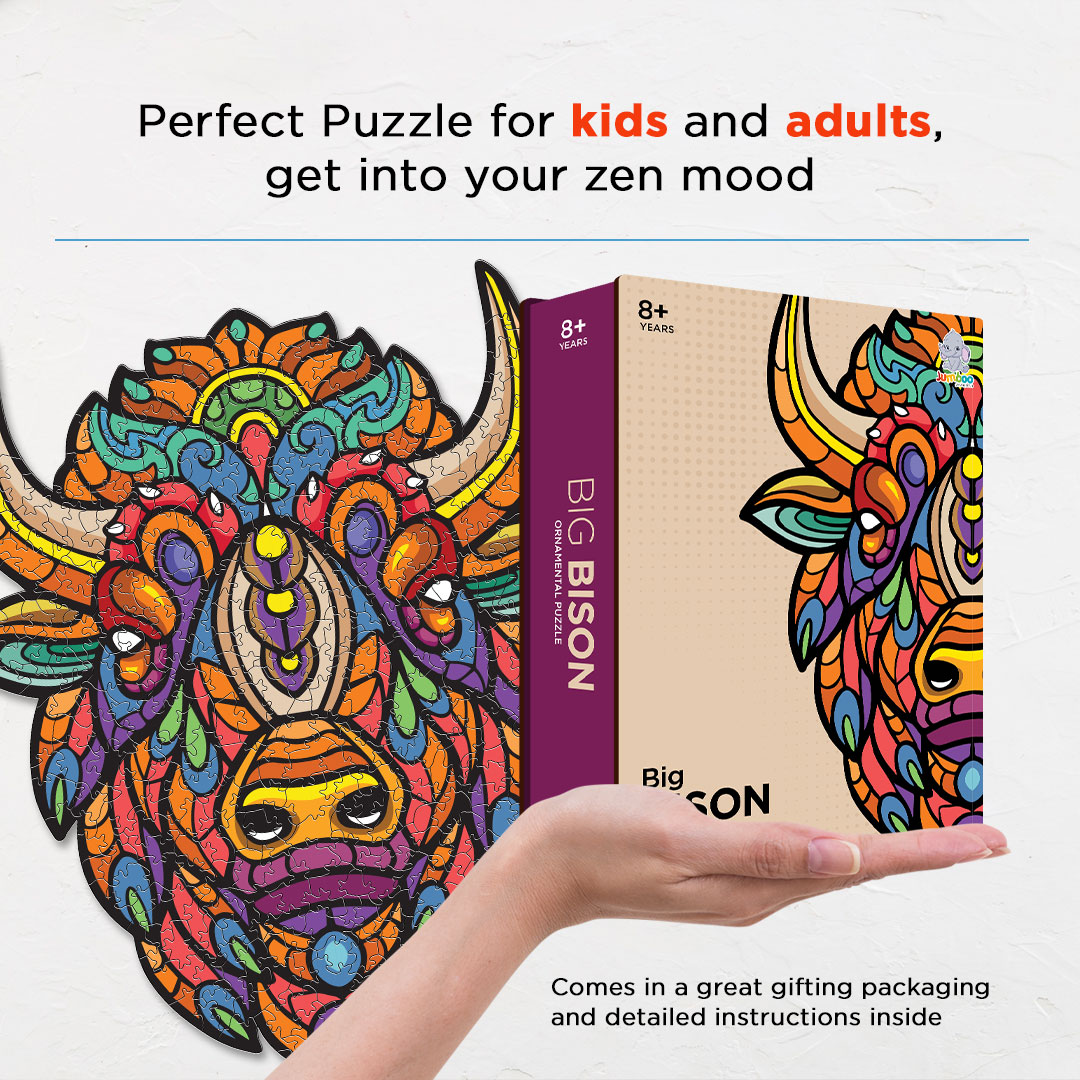 Big Bison an ornamental puzzle designed precisely to bring amazing fun time
