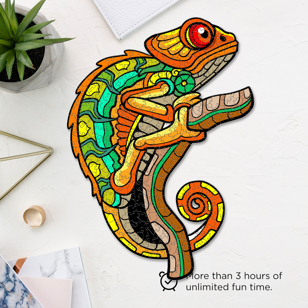 Carpet Chameleon Ornamental Puzzle designed precisely to bring amazing fun time