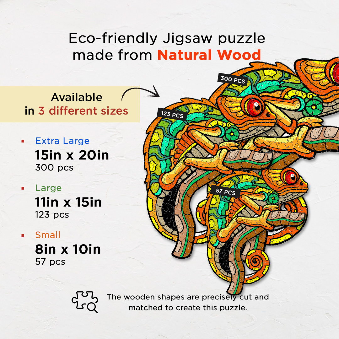 Carpet Chameleon Ornamental Puzzle designed precisely to bring amazing fun time