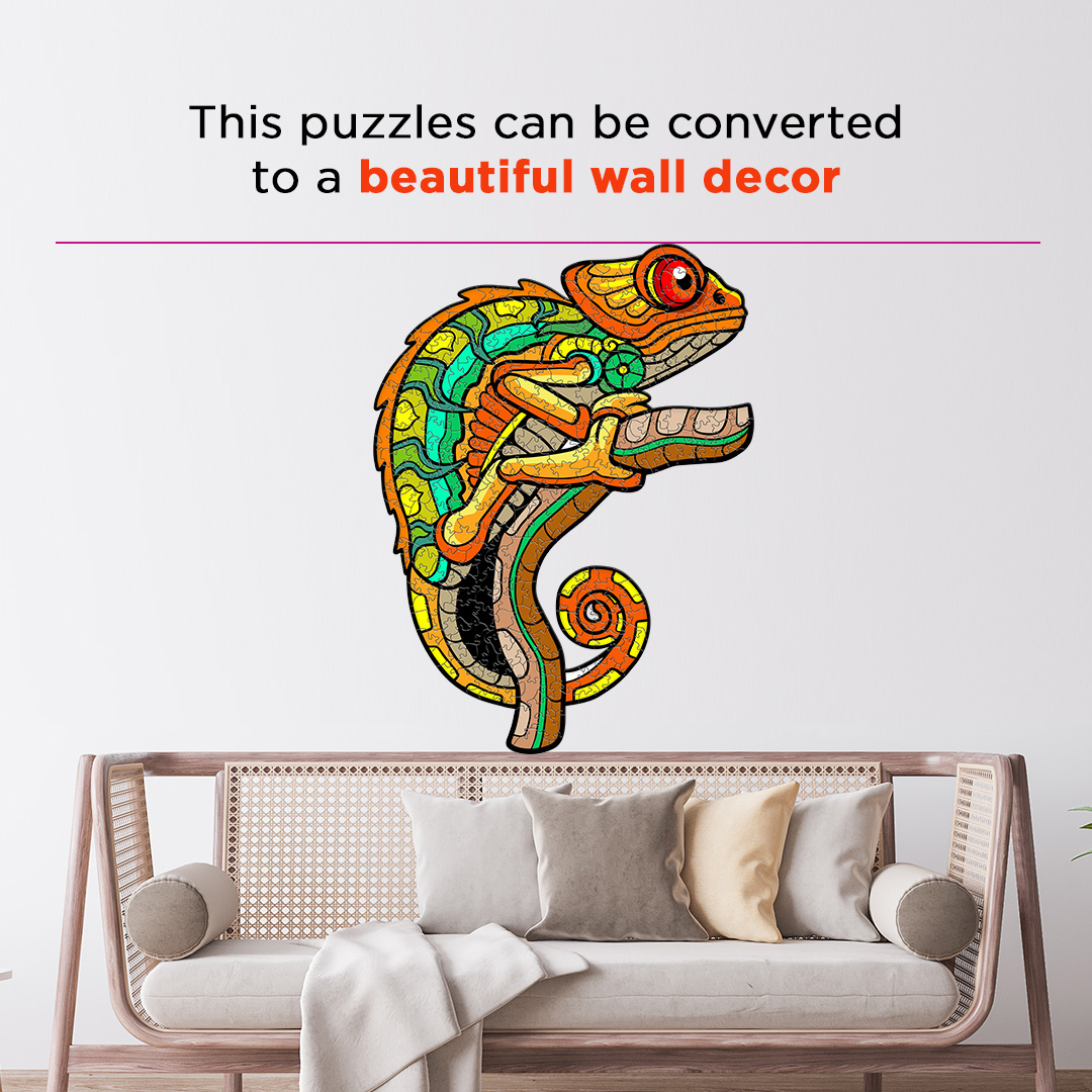 Carpet Chameleon Ornamental Puzzle designed precisely to bring amazing fun time