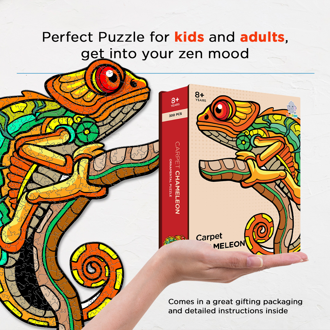 Carpet Chameleon Ornamental Puzzle designed precisely to bring amazing fun time