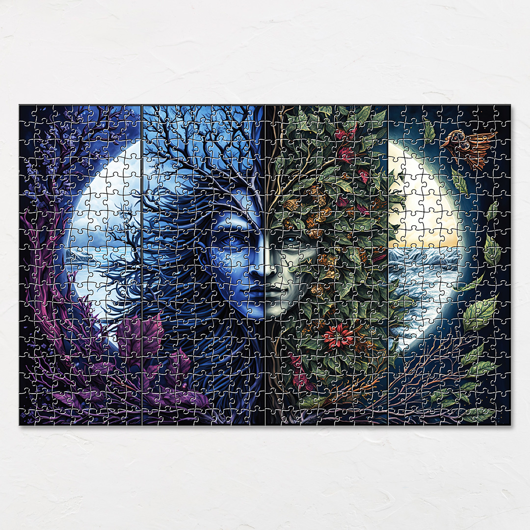 Changing Nature Fantasy unique jigsaw puzzles created to bring a live décor