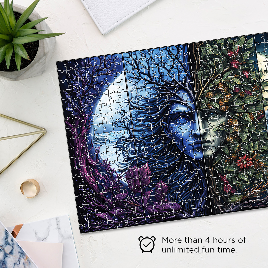 Changing Nature Fantasy unique jigsaw puzzles created to bring a live décor
