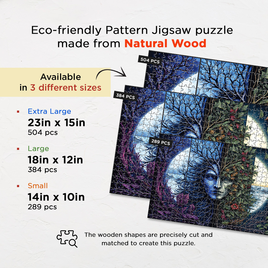 Changing Nature Fantasy unique jigsaw puzzles created to bring a live décor
