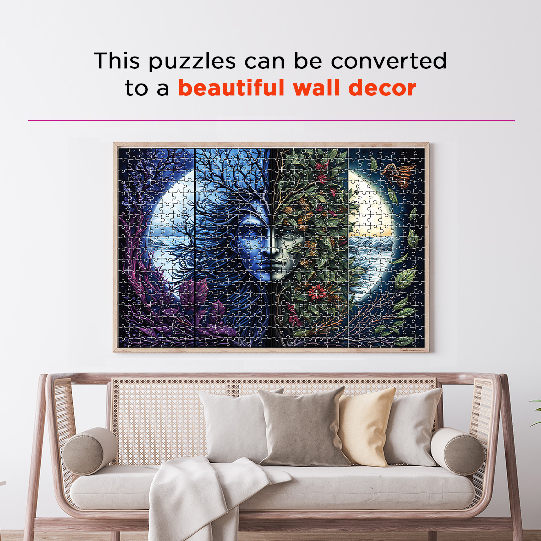 Changing Nature Fantasy unique jigsaw puzzles created to bring a live décor