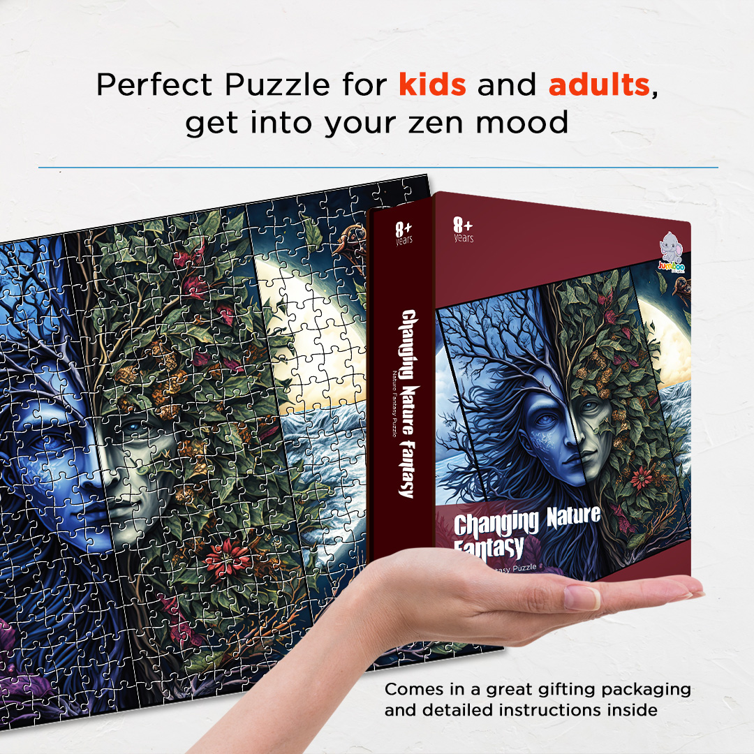 Changing Nature Fantasy unique jigsaw puzzles created to bring a live décor