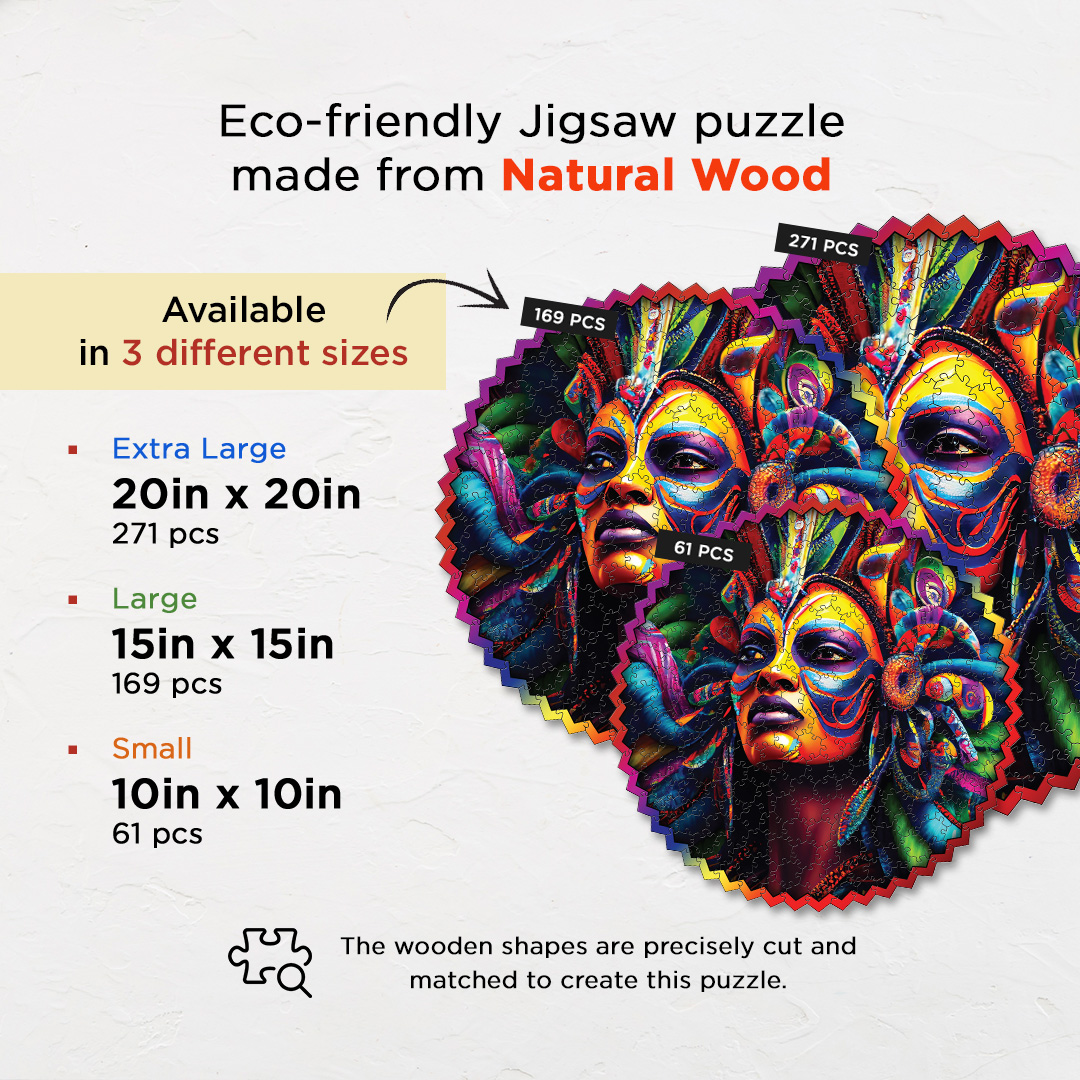 Colorful Carnival digital art puzzle for kids and adults a creative art base puzzle
