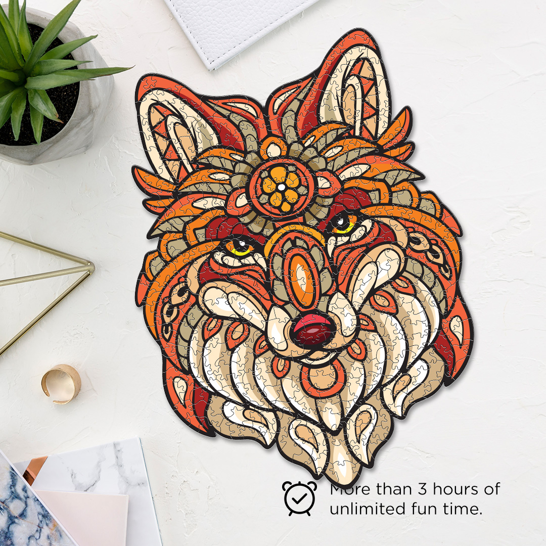 Cunning Fox Ornamental Puzzle designed precisely to bring amazing fun time