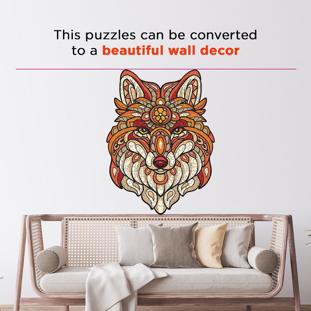Cunning Fox Ornamental Puzzle designed precisely to bring amazing fun time
