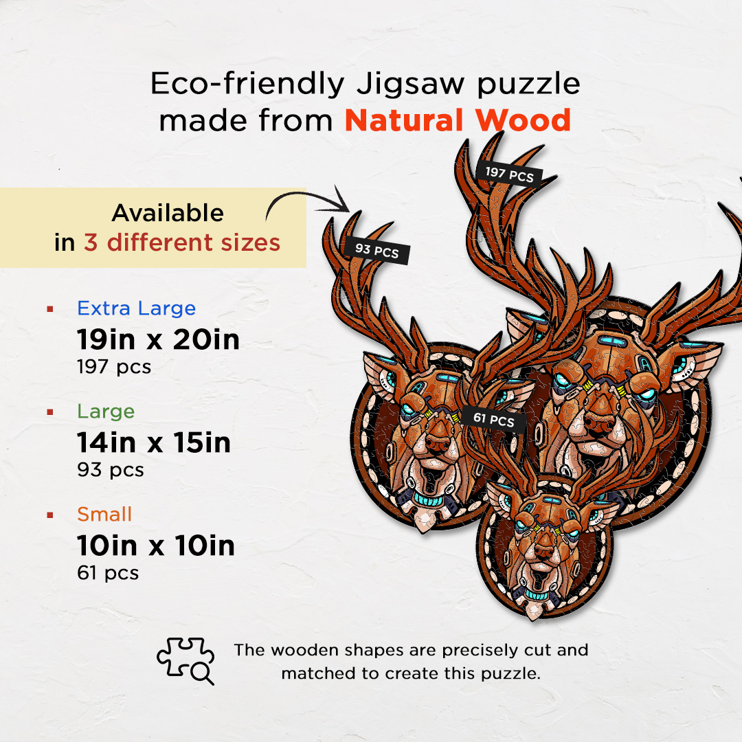 Darling Deer Ornamental Puzzle designed precisely to bring amazing fun time