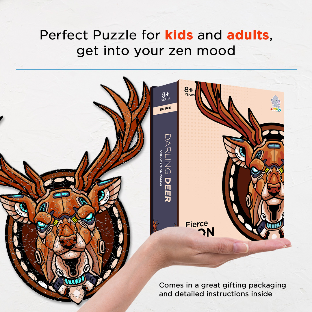 Darling Deer Ornamental Puzzle designed precisely to bring amazing fun time