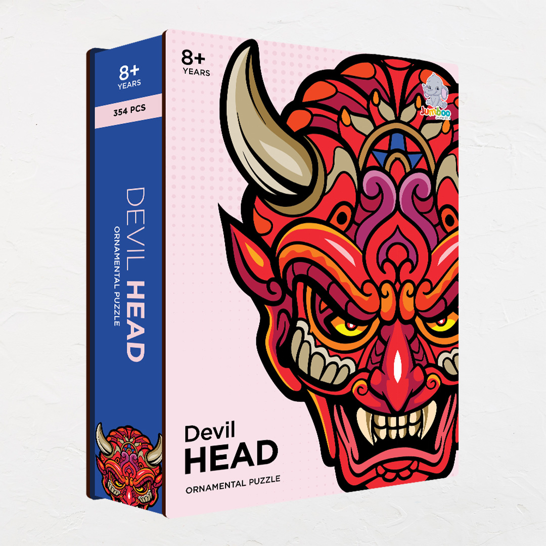 Devil Head Ornamental Puzzle designed precisely to bring amazing fun time